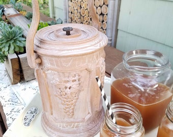 Vintage Ice Bucket ~ The Brentwood Collection ~ Farmhouse, Boho, Cottage Chic