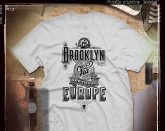 Via Northern EUROPE, Brooklyn N.Y. T-shirt