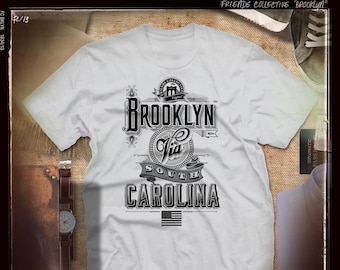 Via SOUTH CAROLINA, Brooklyn N.Y. T-shirt