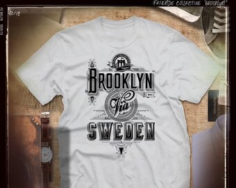 Via SWEDEN, Brooklyn N.Y. T-shirt