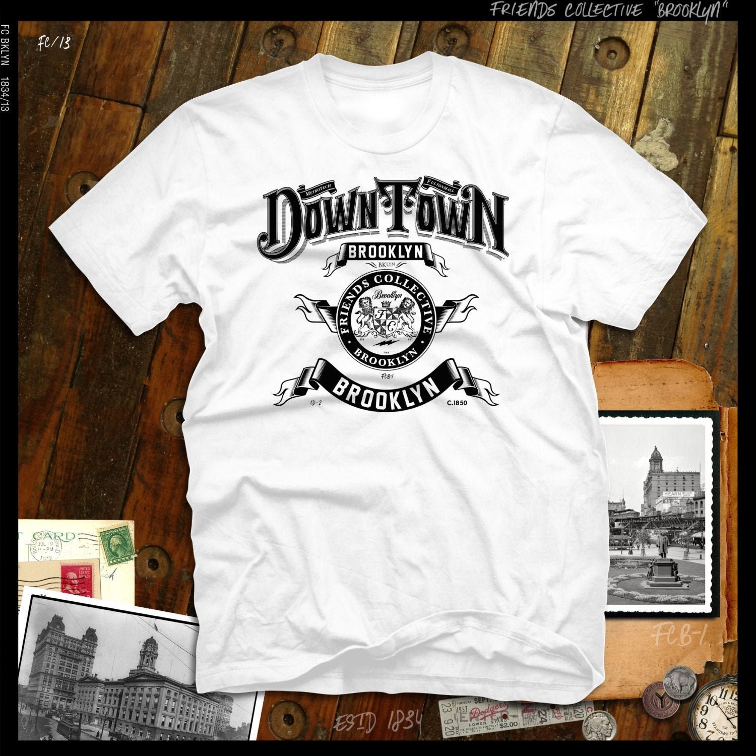 Downtown Brooklyn N.Y. T-shirt | Etsy 