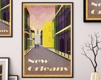 New Orleans Travel Poster