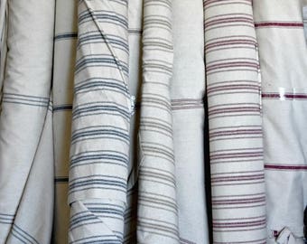 Grain sack-fabric by the yard-rustic-farmhouse-one continuous cut-upholstery fabric-3.99 shipping per yard-shipping overages refunded