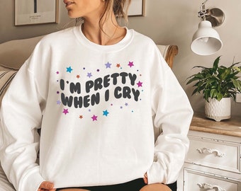 I'm Pretty When I Cry Olivia Guts Tour Aesthetic Png, Guts Tee, Olivia Png, Guts World Tour 2024 Png, Teenage Girl Gifts