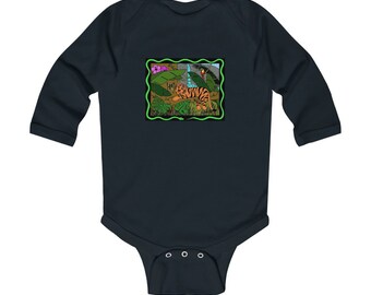 Tiger design Infant Long Sleeve Bodysuit