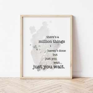 Just You Wait Lyrics Etsy Ireland