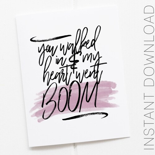 PRINTABLE Hamilton Valentine Card You're My Favorite - Etsy