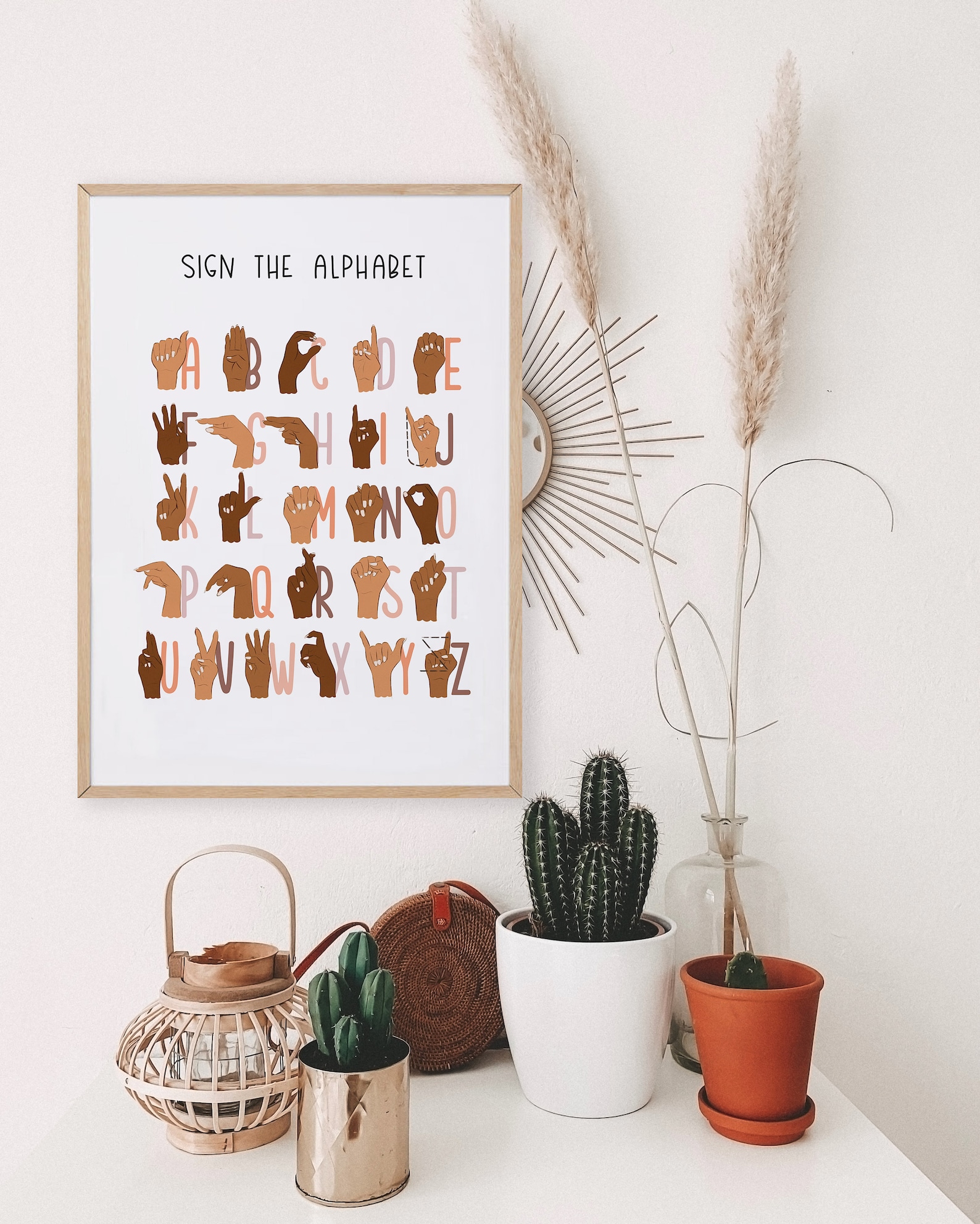 ASL Poster American Sign Language Poster Sign Language - Etsy