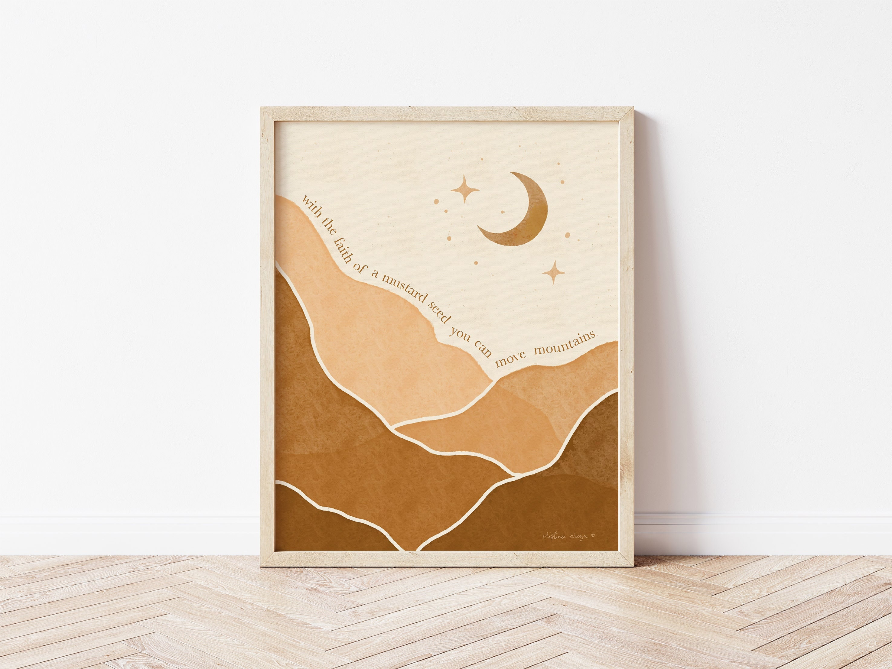 Printable Boho Wall Art Boho Mountain Wall Art Boho Wall Etsy