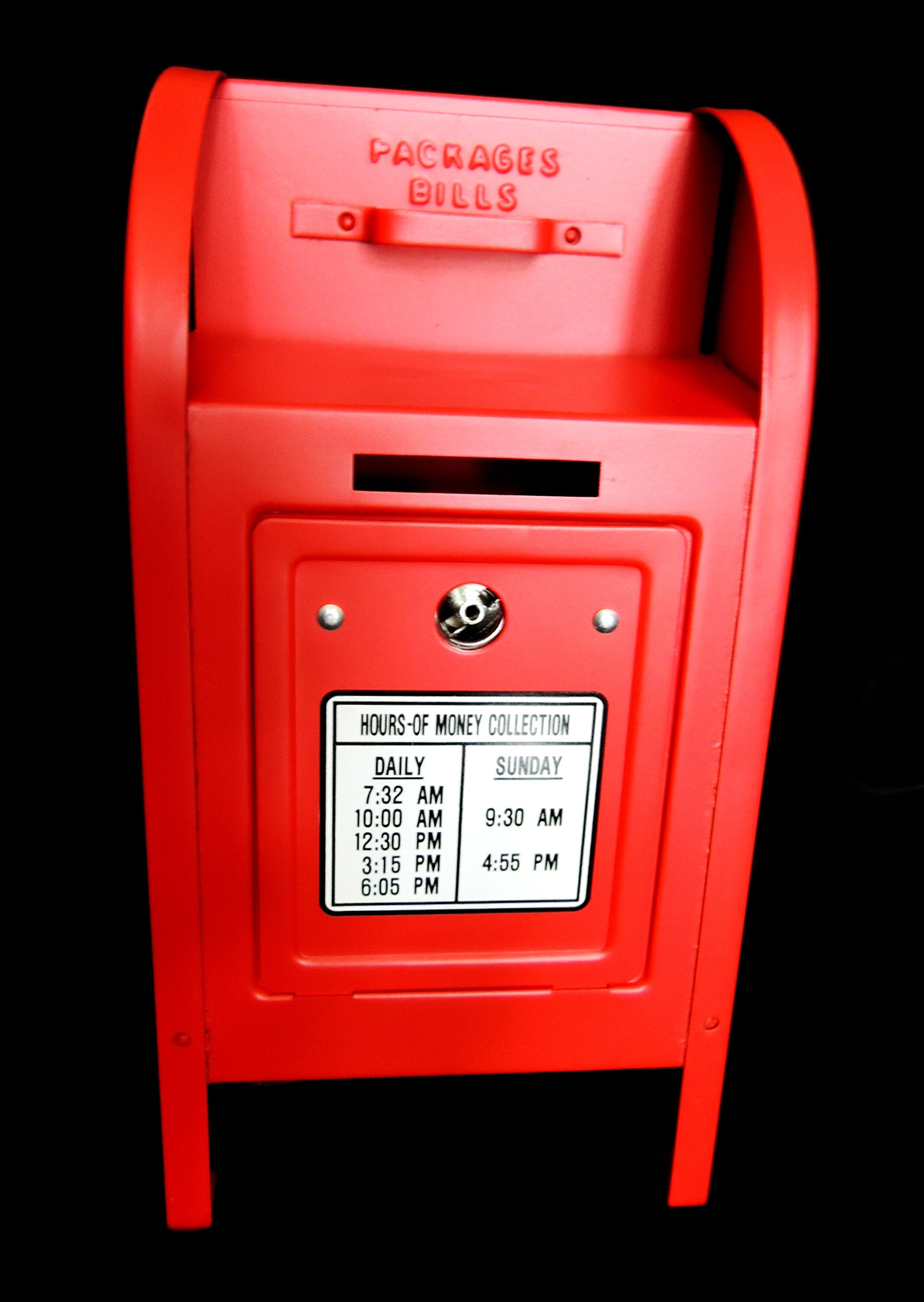 Miniature Mailbox Bank Sturdy Red Metal New Fun for all Etsy