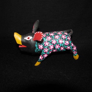 Primitive Pig Floral Patterned  by Gilberto Fabian