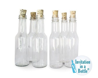 Bottles and Corks for Message In A Bottle Invitations Bulk For Party Favors or Craft Projects, Invitation, Sand Art, School Projects, DIY