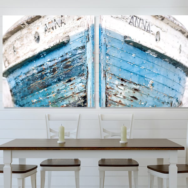 Navy Blue Nautical Wall Art Etsy