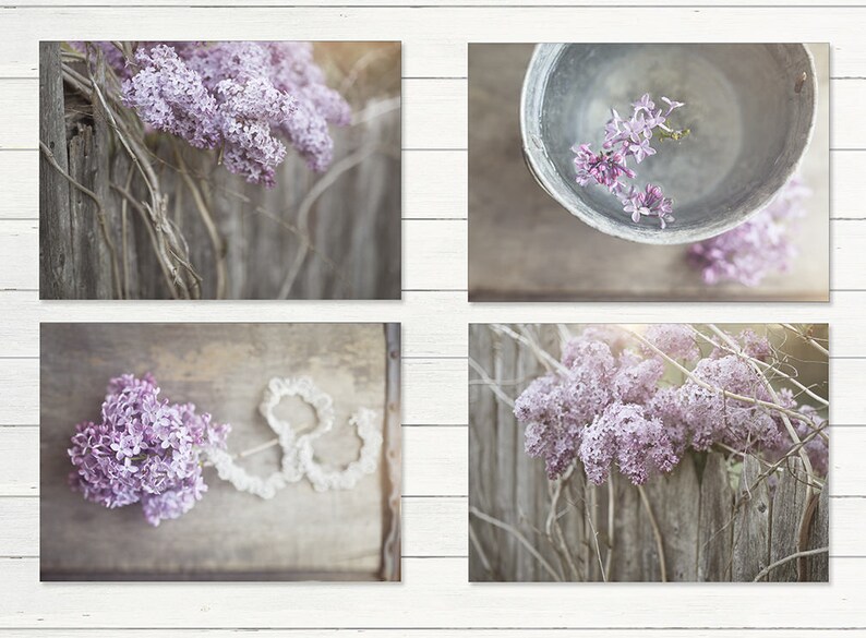 Lilac Wall Decor Farm Decor Lilacs Country Decor Rustic Etsy