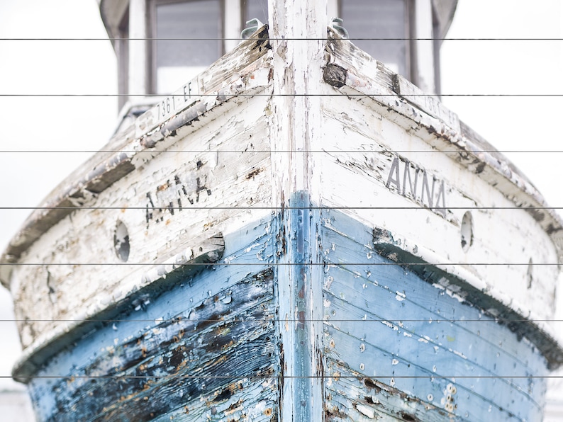 Nautical Wall Decor Large Ship Art Wood Plank Sign Nautical Etsy