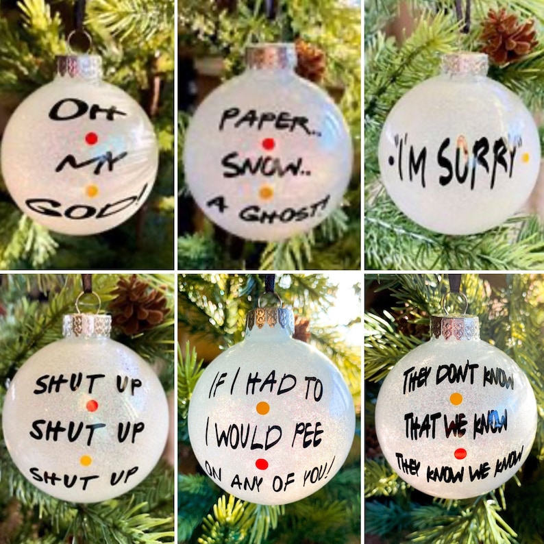 Friends themed christmas ornaments Clearance