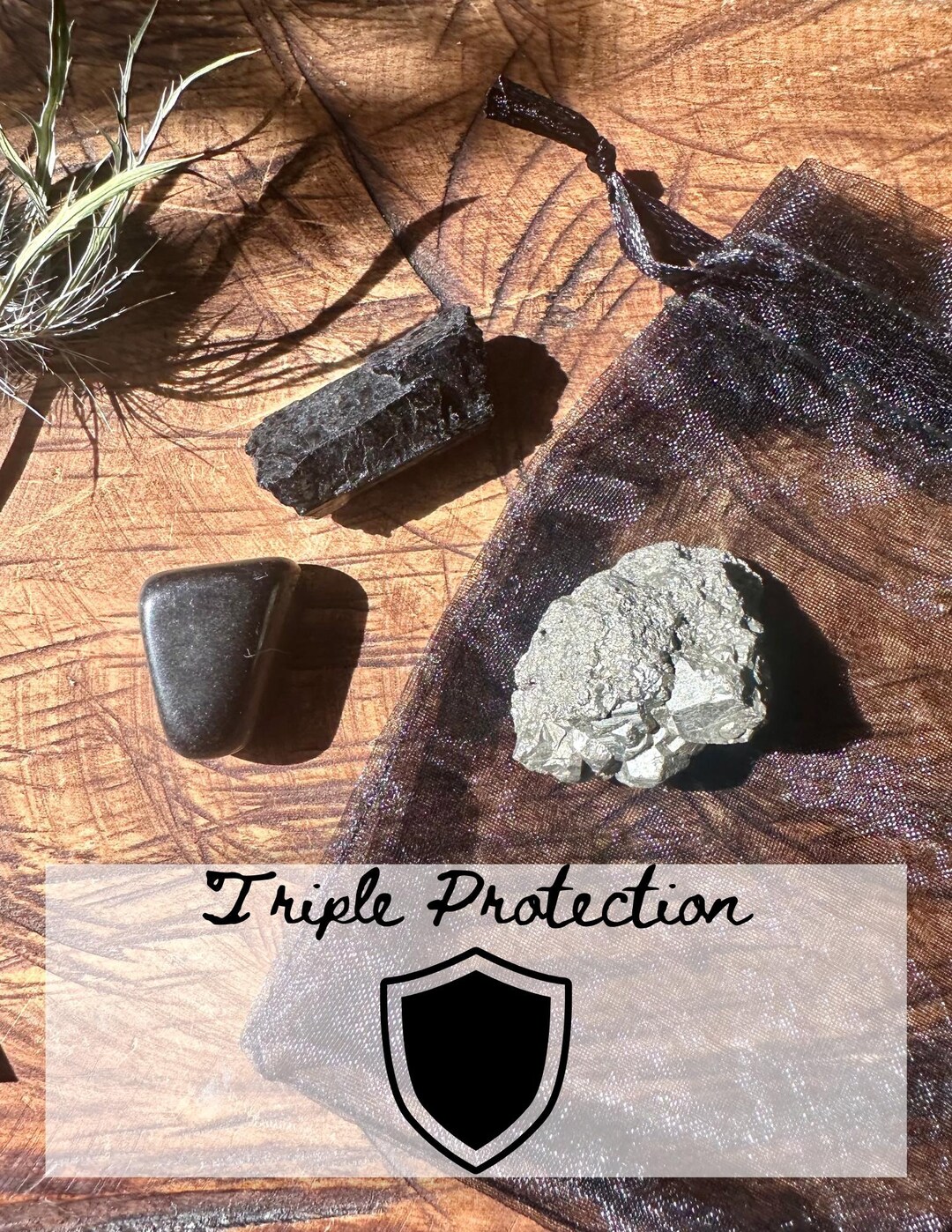 Protection Crystal Set Protection Crystal Set, Grounding Crystal Kit, Crystal Ritual Kit for ...