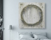 Large Modern Wall Art - Neutral Toned Textured Abstract Painting