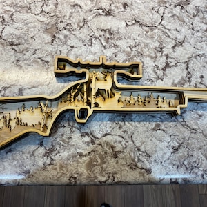 Mezzleloader Rifle Svg Deer Hunting Rifle Shotgun SVG Layered Rifle Deer Hunting Digital File ...