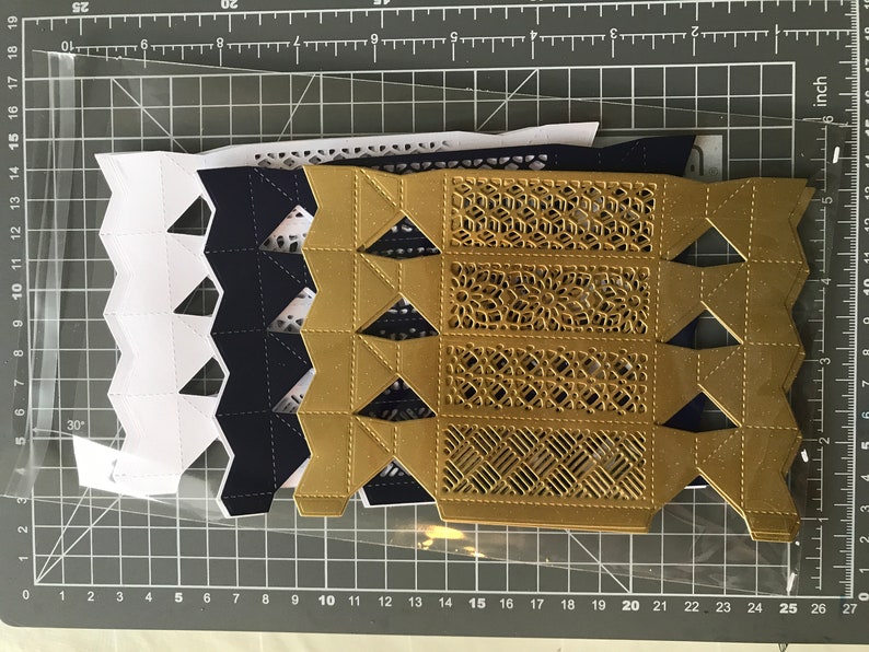 Flatpack Cracker Style Gift Box Kit Die Cut Pieces Plain Etsy