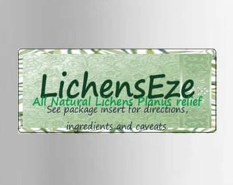 LichensEze lichen planus crème voor verlichting van jeuk en huiduitslag. 8 Oz.