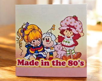 2.75" Sq magnet "Made in the 80's"