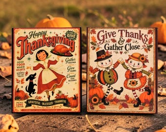Thanksgiving nostalgic magnets, Unique gifting.