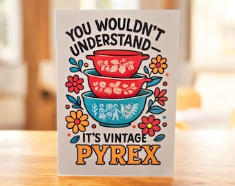 Pyrex vintage Magnets,  2.25x3.25", unique gifting.