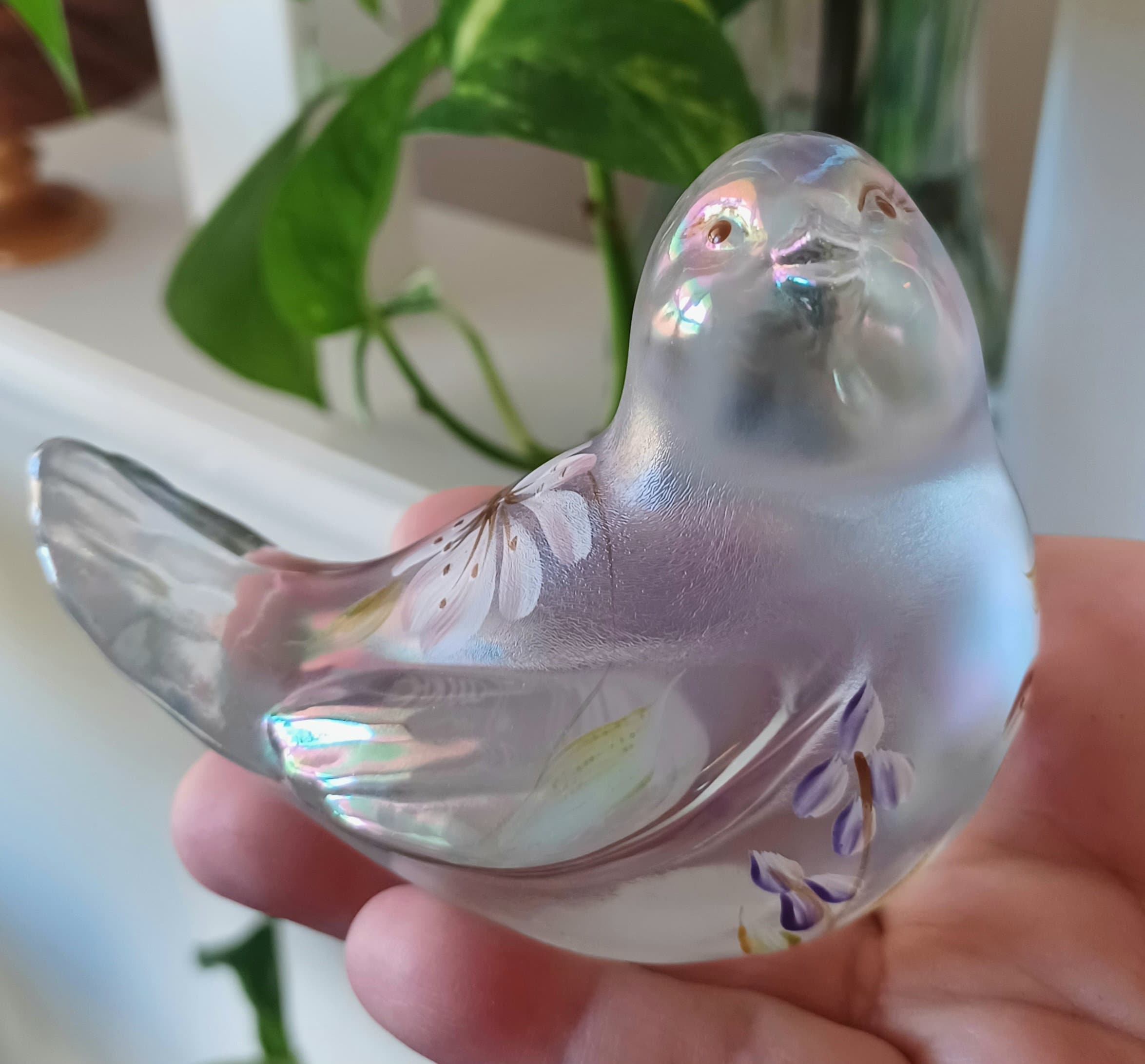 Fenton Glass Bird - Etsy