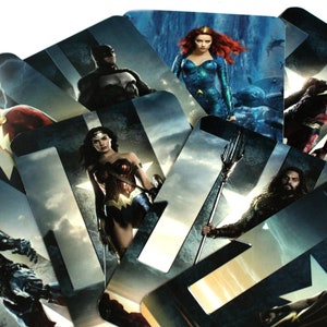 DC Comics Movie Table Numbers Custom Double sided heavy card