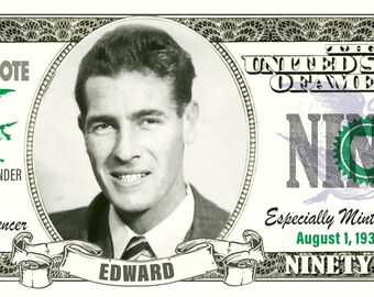 Custom 90th Birthday Dollars Ninety Stack of 50
