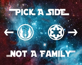Star Wars Jedi Hochzeit Poster 20x30 Pick a style, keine Familie
