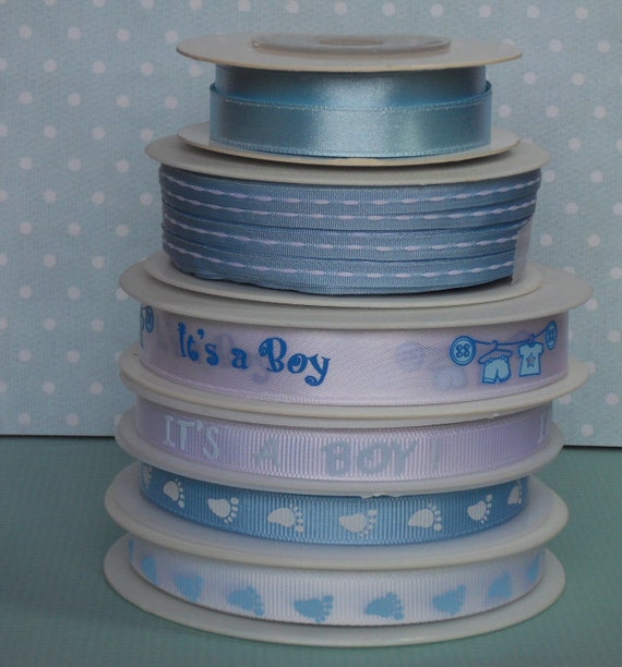 Baby Boy Ribbon Etsy
