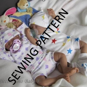 20inch doll clothes/50cm doll clothes/Doll clothing sewing pattern/silicone doll/pdf pattern/doll clothes pattern/digital pattern/pdf doll