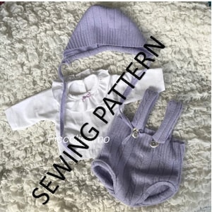 16inch doll clothes/40cm doll clothes/Doll clothing sewing pattern/silicone doll//pdf pattern/doll clothes pattern/digital pattern/pdf doll