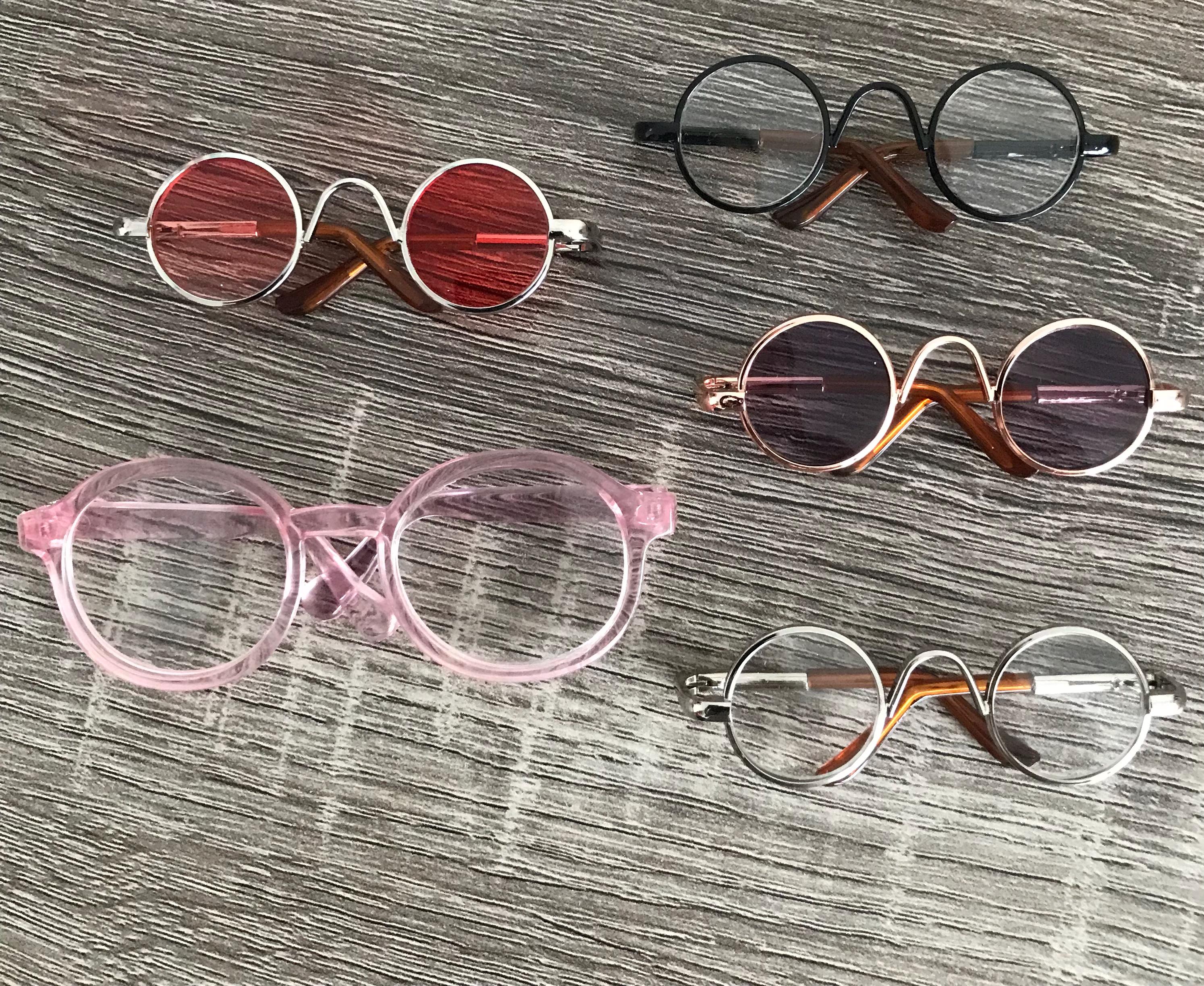 Metal framed doll BJD glasses