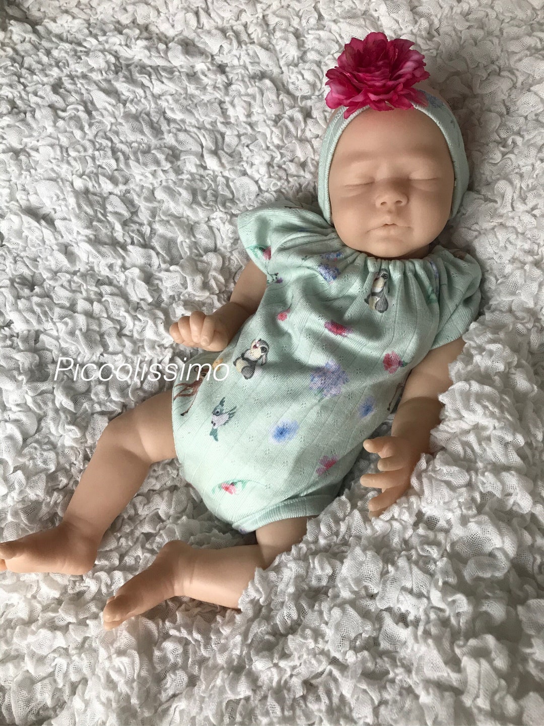 16 Sage Green Frilly Onesie Set Etsy