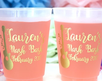 Nash Bash, Nashville Bachelorette Party Favor, Nashville Custom Party Cups, NOLA Bridal Party, Personalized Cups, Bar Crawl, Hen Party