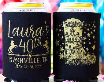 Nash Bash, Nashville Bachelorette Party Favor, Nashville Can Cooler, NOLA Bridal Shower, Girls Weekend, Hen Party, Nashville Birthday