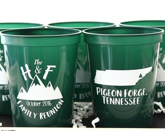 Family Reunion Favor, Family Reunion Gift, Family Reunion Party, Reunion Gift, Family Gathering, Fall Reunion, Custom Cup, Personalized Cup