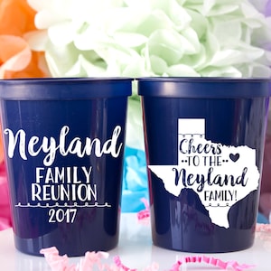 Family Reunion Party, Family Reunion Favor, Family Reunion Gift, Wedding Cup, Family Gathering, Wedding Favor, Custom Cup, Personalized Cup