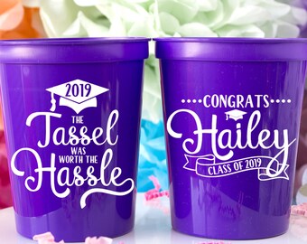 Graduation Party Favors, Graduation Favors, Graduation Party Cups, Graduation Cap, Grad Party, Grad Decorations, Grad Party Decor