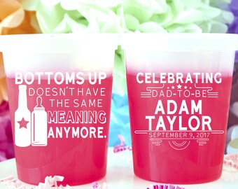 Daddy Shower Color Changing Cup - Baby Shower Favors - Dad to Be Mood Cups - Dad Baby Shower Decor - Cocktail Cup - Father's Day Gift