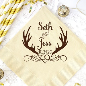 Personalized Wedding Napkins, Wedding Party Napkins, Bar Napkins, Paper Napkins, Beverage Napkins, Cocktail Napkins, Reception Napkins