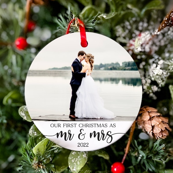 Mr and Mrs Ornament Etsy