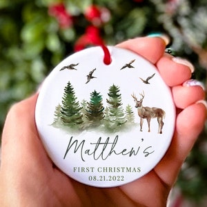 First Christmas Boy Personalized Baby Ornament New Baby Keepsake Ornament Baby&#39;s First Christmas Ornament New Baby Gift Baby Shower
