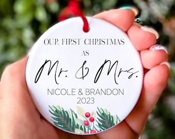 Our First Christmas Married Ornament Personalized, Our 1st Christmas Our First Christmas Married Ornament Personalized, Our 1st Christmas