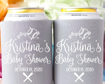 Baby Shower Can Cooler, Baby Boy Shower, Baby Shower Favor, Baby Shower Decoration, Custom Can Cooler, Beer Can Cooler, Beverage Can Holder