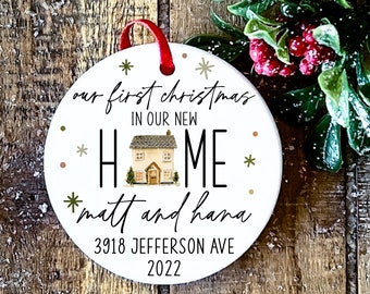 First Home Ornament Housewarming Gift Christmas Ornament Home Sweet Home New Home Gift Personalized New House Wedding Gift 2025
