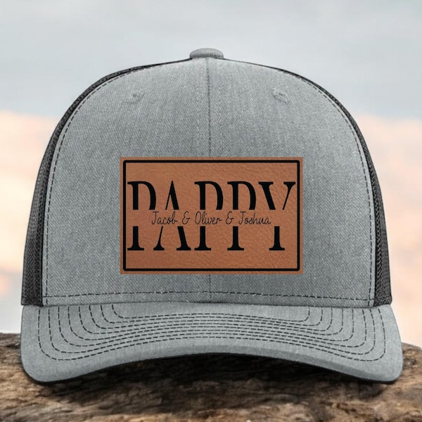 Pappy Fathers Day Hats Customized - Fathers Day Gifts - Gifts for Men - Custom Hat - Father’s Day Gifts from Grandkids - Personalized Hat